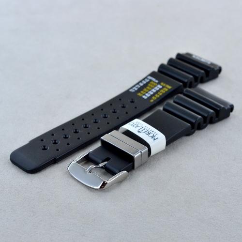 Cinturino ricambio in Gomma Nero 24 mm Gioielloro La tua gioielleria onl