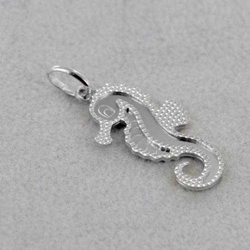 Cavalluccio Marino Collana Miniblings Acrilico Lago Animale Mare 10cm