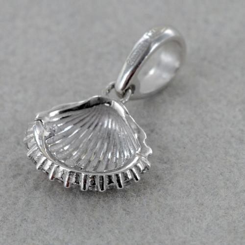 Collana Con Ciondolo In Perla Di Conchiglia (8-16mm) – Argento 925 – Multicolore Vintage