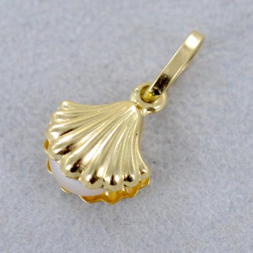 Collana Con Ciondolo In Perla Dei Mari Del Sud Color Oro - Foto 2