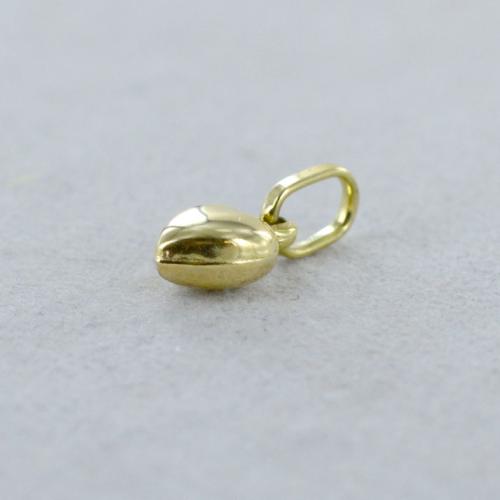 OROVI Collana Oro 9Kt Vero Ciondolo Cuore – Oro Giallo 375, Gioiello Fatto A Mano Ipoallergenico In Scatola Portagioie