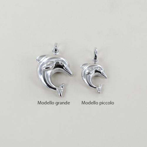 Orecchini Fabiani con delfino in argento 925 dorato - Fabiani Gioiellerie