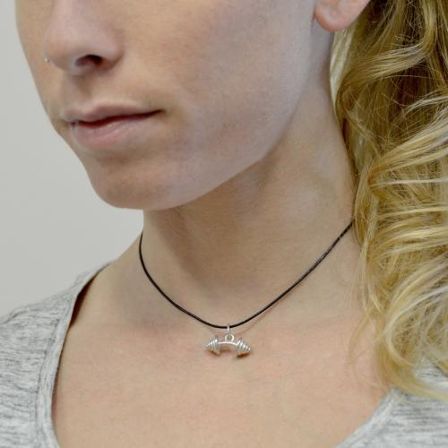 Ciondolo Manubrio Da Palestra In Argento - Nèmesi Gioielli - Foto 4