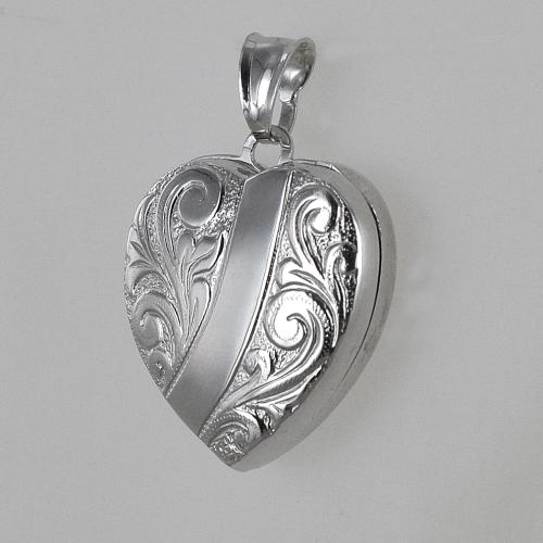 Ciondolo Portafoto Cuore In Argento 925 Con Catena 50 Cm – Gioiello Anallergico, Made In Italy, Contiene 2 Foto - 5