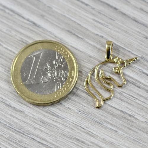 L'Atelier D'Azur - Orecchini A Forma Di Unicorno Laccati, In Oro Giallo