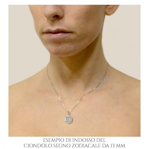 Ciondolo Zodiacale In Acciaio Inossidabile – Simbolo Astrologico – Gioiello Minimal Uomo Donna – Regalo Spiritualità