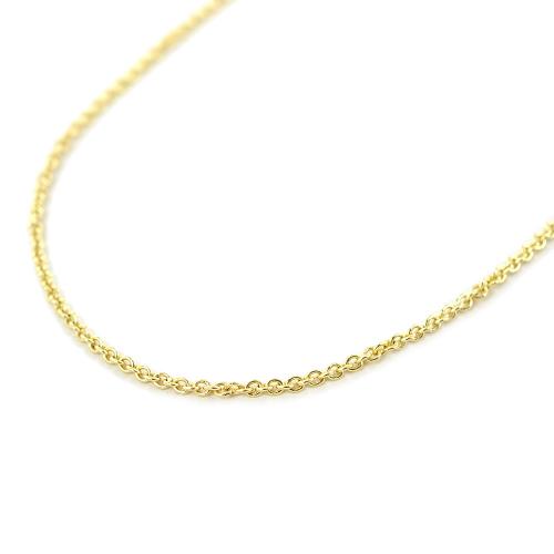 Collana In Oro Giallo 14k, Catena Rolo Scatola Arrotondata, Spessore 1.5-3.5 Mm, Lunghezza 16-24 Pollici