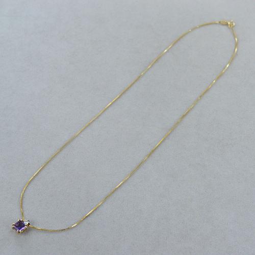 CARISSIMA Collana da donna in oro giallo 9 carati, malachite