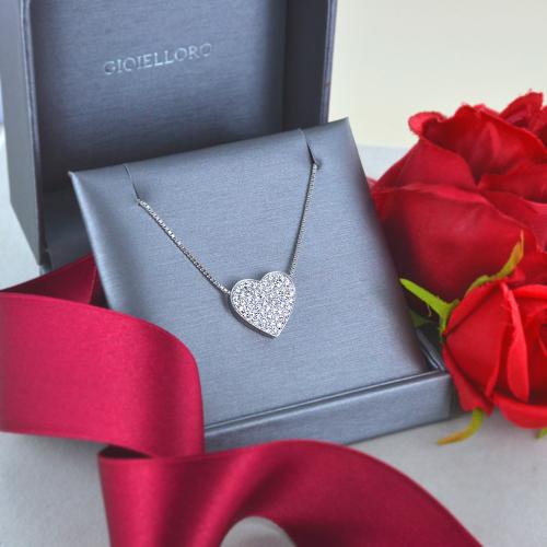 Collana a mezzo cuore deals