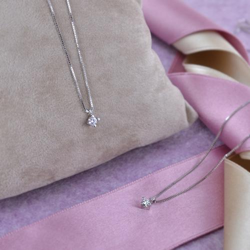 Collana con diamante punto luce hot sale