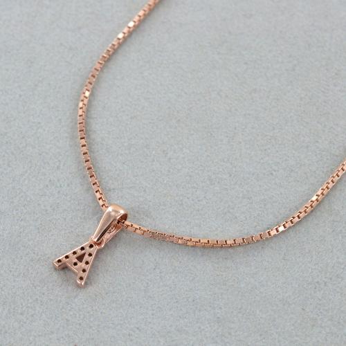 Collana E Pendente Con Iniziale Nome Lettera T In Oro Bianco 18kt - Foto 5