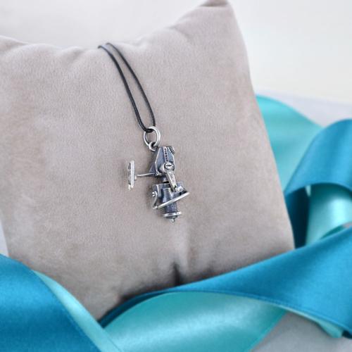 Ciondolo Amo Da Pesca In Acciaio Inox – 4,2 Cm – Portachiavi E Gioielli Fai Da Te – NaturSchatulle - 2