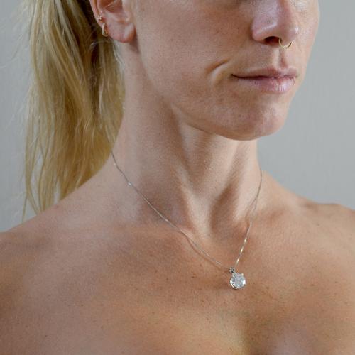 Collana Orphelia Con Ciondolo In Argento 925 E Zirconi – Modello ZH-7306, Ipoallergenica, In Confezione Regalo - 5