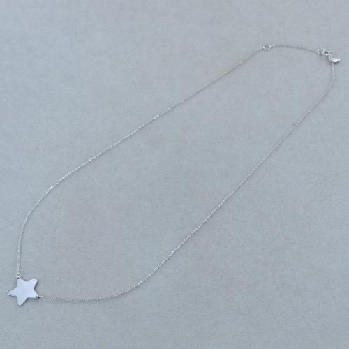 Collana Con Ciondolo Stella In Bronzo RLM, Lunghezza 26 Pollici - Nuova