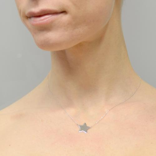 collana con stella ebraica in oro