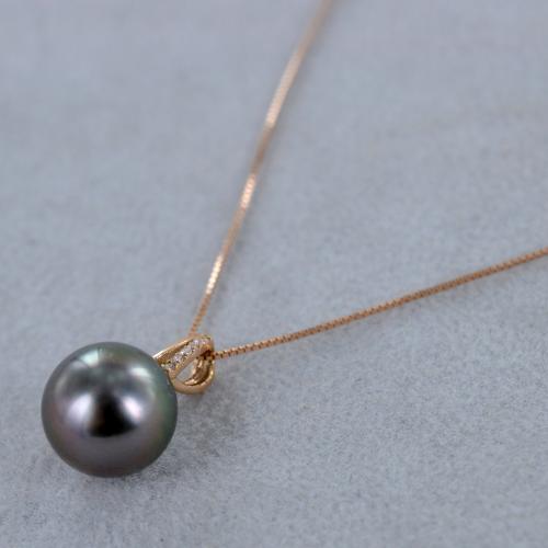 Collana con perla e diamante deals