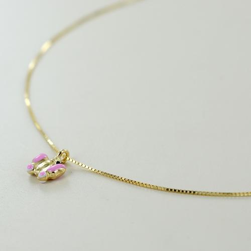 Kim Johanson - Parure farfalla da donna in acciaio inox, composta da collana, ciondolo e orecchini in argento, consacchetto per gioielli
