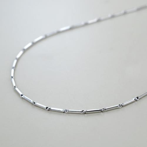 Collana da uomo in oro bianco 50cm La tua