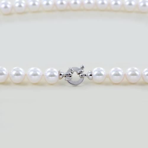 FILO PERLE AKOYA BIANCHE 3 - 3.5 mm Lunghezza 40 cm