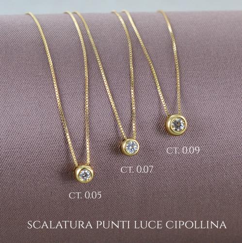 Punto luce oro top