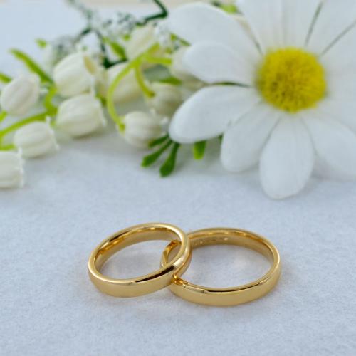 Fede Comoda UnoAerre 3.50 mm in oro giallo Gioielloro La