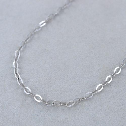 Collana Specchiata con ciondolo color smeraldo oro bianco 18kt - Gioielleria online Guerriero pozzuoli- preziosi oro