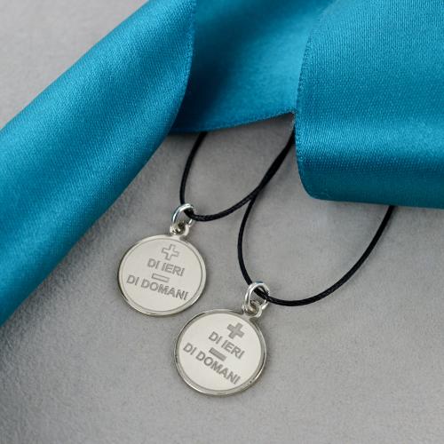 Bracciale Unica con charm Ridere di te in argento