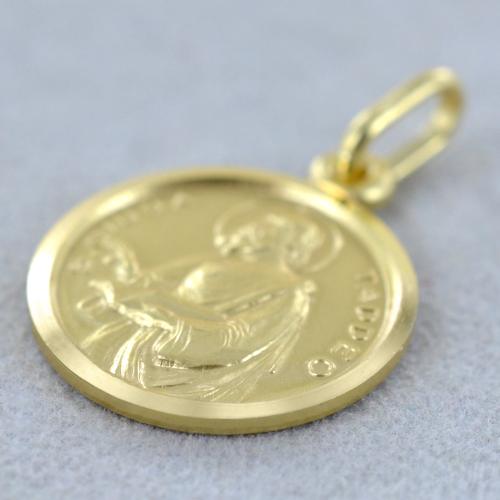 Médaille Carlo Acutis émail bleu 20 mm | vente en ligne sur