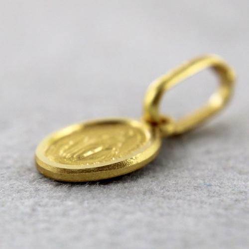 Medaglia Madonna Miracolosa In Oro Giallo 9 Kt DZ027-9KT - Foto 2
