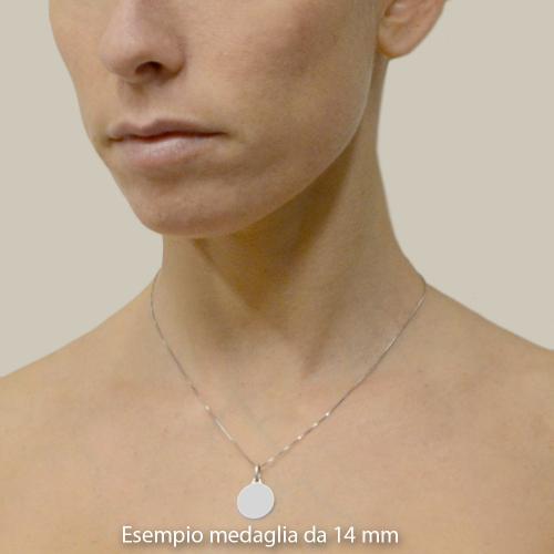 Silverly Collana Medaglietta Di Riconoscimento | Argento Sterling 925 | Lunghezza 46 Cm | Uomo E Donna - 5
