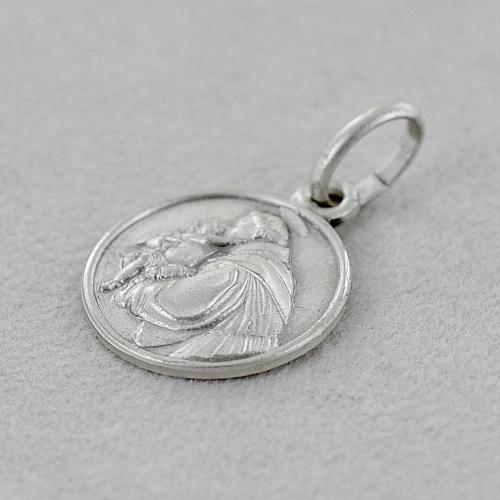 Medaglia Di Sant'Antonio Da Padova In Argento 925 Con Catenina 45 Cm – Made In Italy, Confezione Regalo