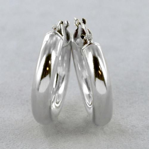 Orecchini Cerchio 70 mm in Argento 925 - Linea Italia gioielli