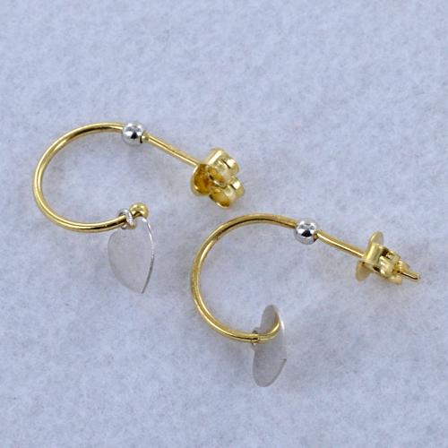 Philip Jones Orecchini A Cerchio Placcati Oro 20mm | Finitura Lucida, Ipoallergenici, Lega Di Ottone | Gioielli Donna Con Sacchetto Regalo, Garanzia 12 Mesi