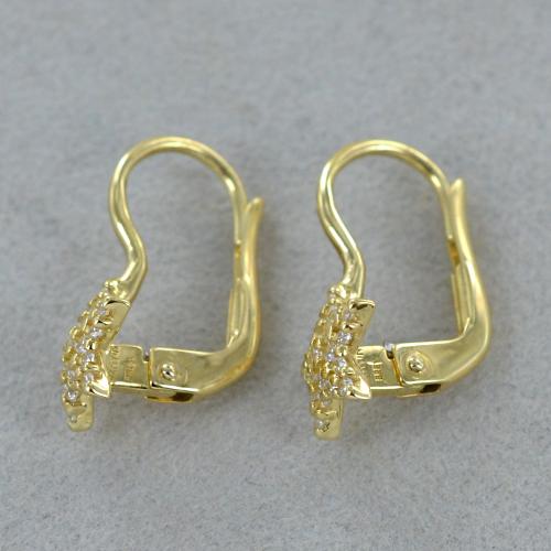 CASSIECA 12 Paia di Orecchini Pendenti a Monachella per Donna Orecchini a Cerchio Pendenti in Acciaio Inossidabile con Orecchini Multicolori in Zirconi da 8 mm