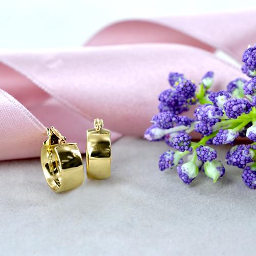 Orecchini a cerchio Huggie in oro massiccio 14K a forma di cuore gonfio ( orecchini a cerchio Huggies spessi e oversize a forma di cuore gonfio) {coppia o orecchini a cerchio singoli