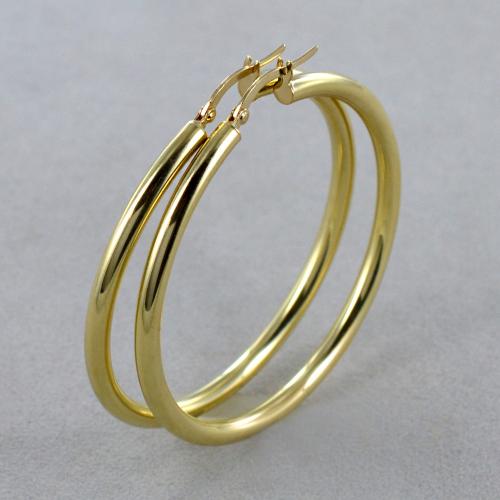 Orecchini Placcati In Oro Di Buona Qualà Con Cucure A Sfera Con - Foto 3