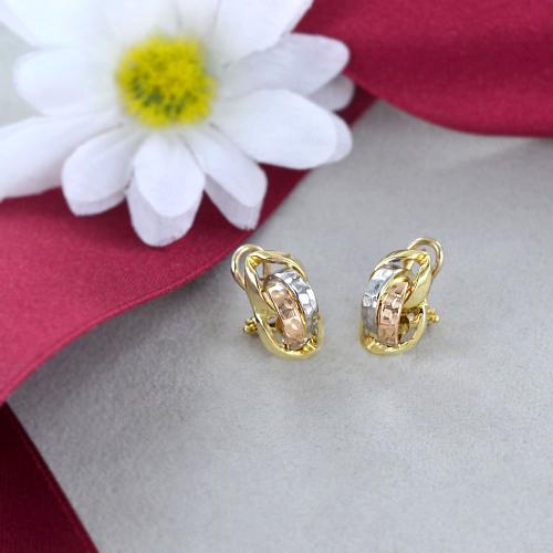 Boucles D'oreilles En Or - Joaillerie Made In Italy - Référence 147 - Neuf Avec étiquettes