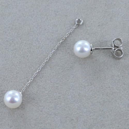 Orecchini Perle Acqua Dolce - Freshwater 7.50 - 8.00 Mm Yoshiko 155240 - Foto 9