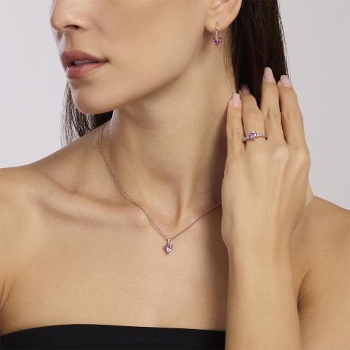Orecchino a perno in argento sterling con occhio malvagio e frangia riempita d'oro (singolo) - Italia