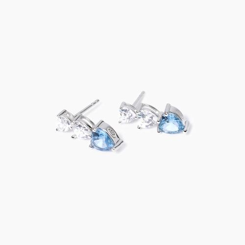 Amor Gioielli Donna, Orecchini in Argento Sterling 925 con
