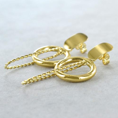 Orecchini Moto In Oro Giallo 333 (8 Carati) – Design Motocicletta Brillante – Clever Gioielli