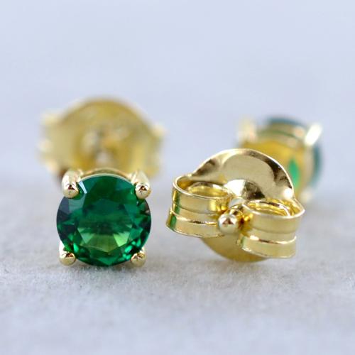 Orecchini Di Lusso Verde In Oro Giallo | Acquisti Online Su - Foto 5