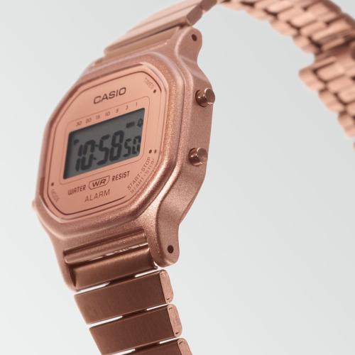 Orologio casio new arrivals rosa gold