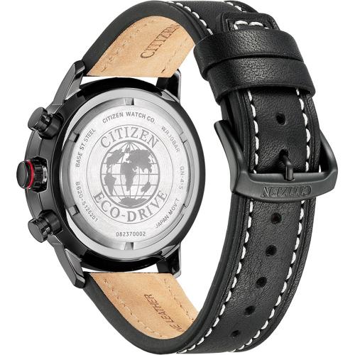 Orologio da uomo Citizen Aviator In pelle nero CA4476 19X