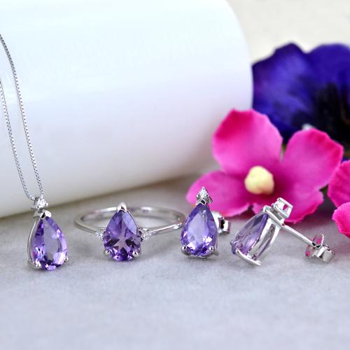 Parure De Bijoux En OR 94 - Anneau, Boucles D'oreilles, Pendentif - Neuf Avec étiquettes
