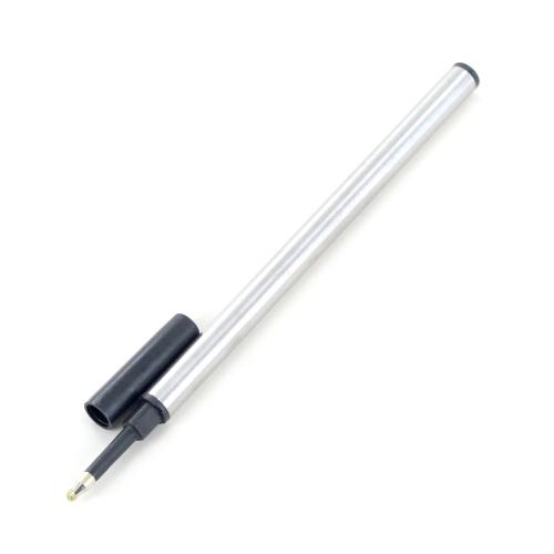 Ricarica standard D1 per penna a sfera, 3 pezzi, inchiostro nero, punta media, sostituibile, a prova di documento, per penne multicolori, impermeabile