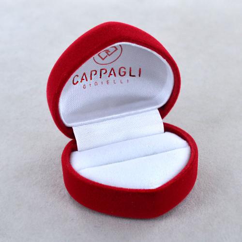 MUCKLILY Scatola Portagioie Forma Di Cuore Per Anelli Elegante Scatola Per Proposta e Matrimonio Compatta e Leggera Design Raffinato e Facile Da Trasportare Perfetta Per Regali e Occasioni