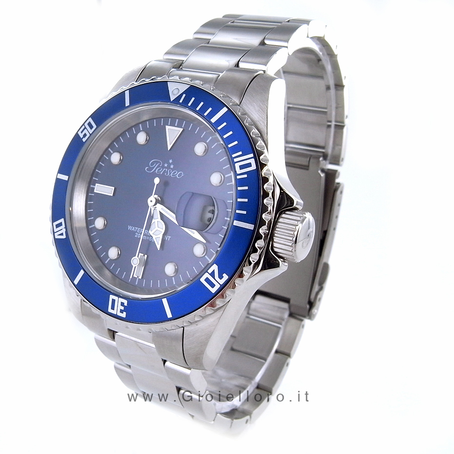 Orologio Perseo Modello Submariner Blu al Quarzo 6789 | Gioielloro.it - La  tua