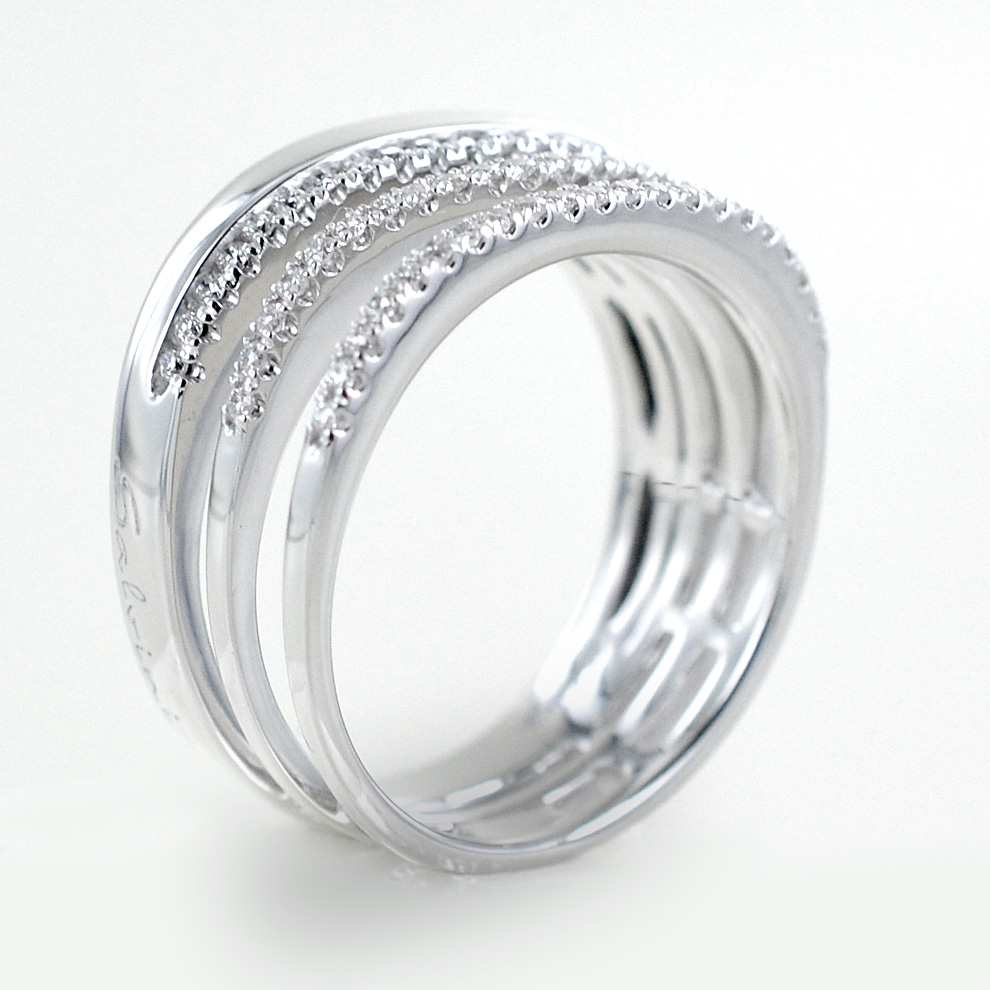 Anello salvini online fascia brillanti
