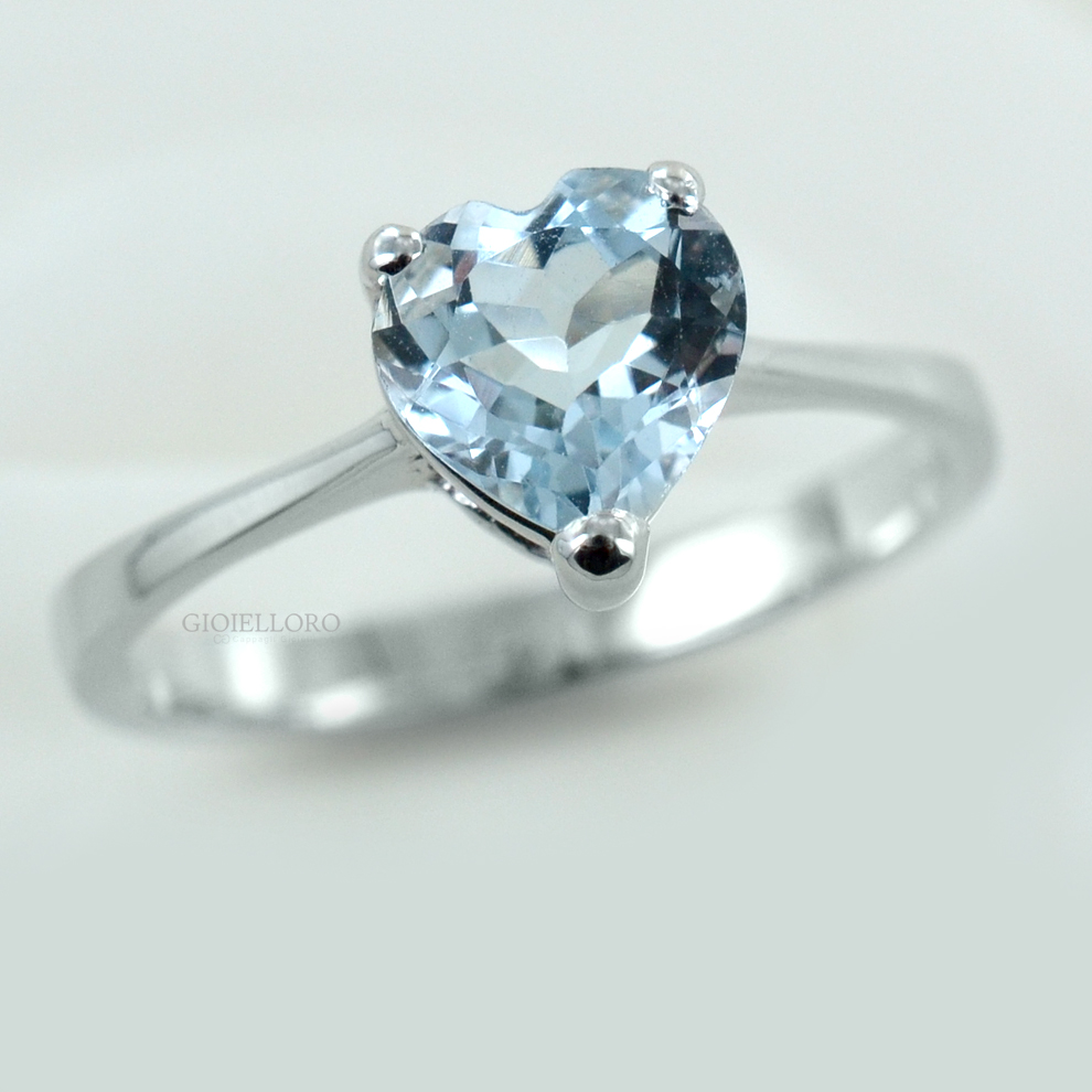 Anello forma di cuore best sale